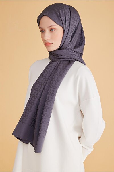 Belli Karo Desen Fresh Safir Şal