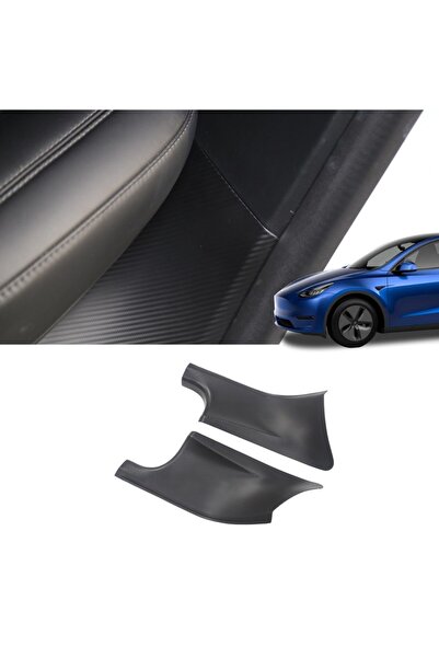 TESLA Model Y Arka Kapı Eşiği Koruyucu Bakalit - 3D Karbon - 2 Adet Set