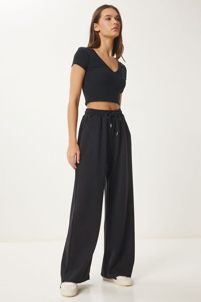 Hiccup ISTANBUL Modal Wide Leg Sweatpants