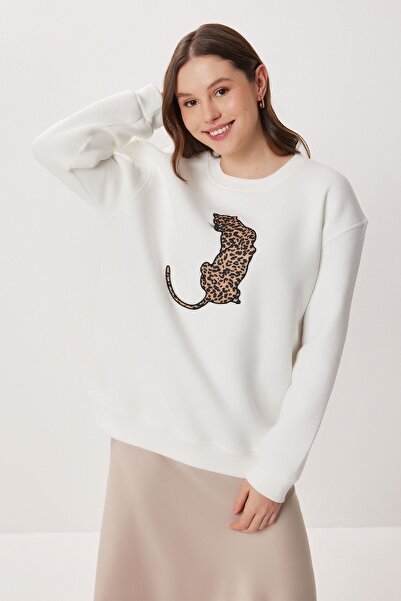 Hiccup ISTANBUL long-sleeved knitted sweatshirt with round collar
