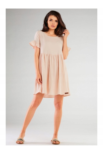 Awama Dress M260 - Beige - L/XL