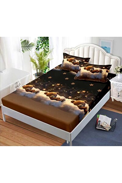 Casa de Vis Cearșaf cu elastic + 2 fețe de pernă, 160/200, Online, JE-46