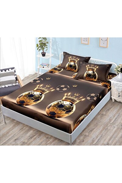 Casa de Vis Fitted sheet with elastic + 2 pillowcases, 160/200, Online, JE-74