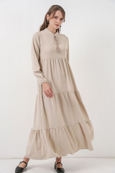 Hiccup Bdart Bow Detailed Maxi Dress