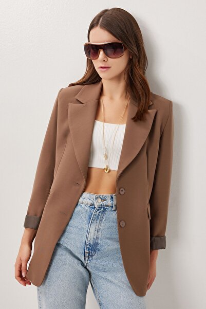 Hiccup Jachetă ISTANBUL din gabardină căptușită cu închidere cu nasturi