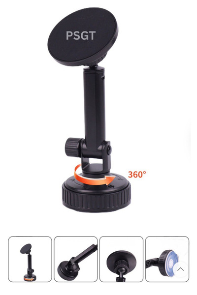 PSGT Ayarlanabilir Vakumlu Manyetik Telefon tutucu (Sadece Cam yüzeyler için ...