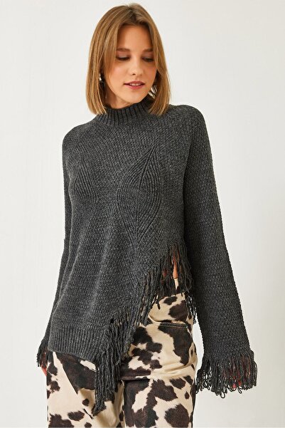Hiccup Bianco Lucci fringed knitted sweater