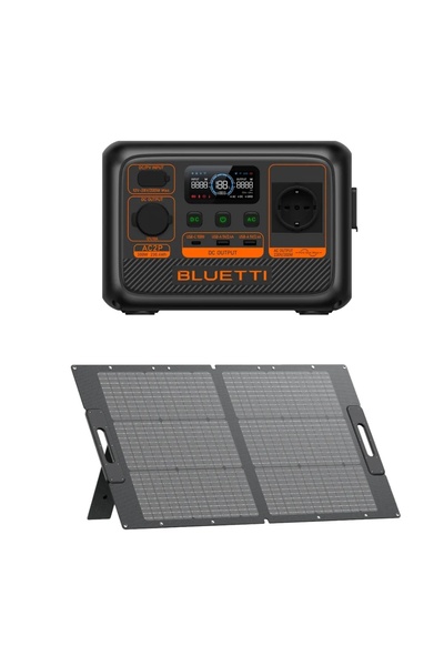 Bluetti Generator solar AC2P cu panou solar PV100 de 100W