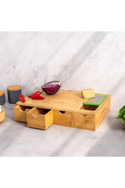 Generic Alberto bamboo cutting board 44.2*30*9.3 cm