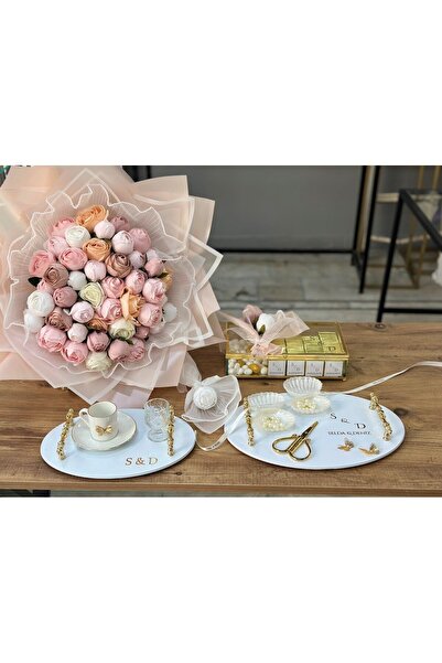 Masalsı Concept Kız İsteme Full Seti Söz Nişan Çiçeği Kız İsteme Çikolatası S...
