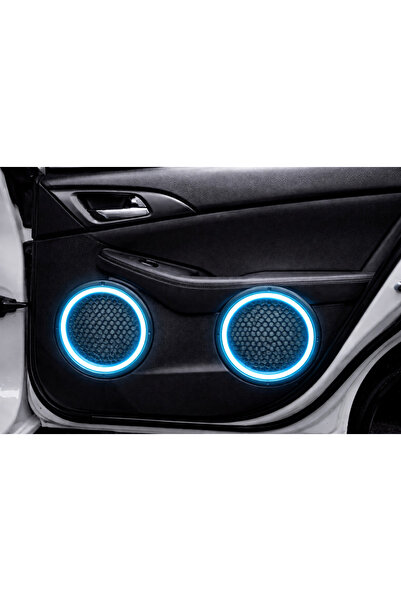 sekizgen led 16 CM IŞIKLI MİDRANGE KAPAK BUZ MAVİSİ 2 ADET