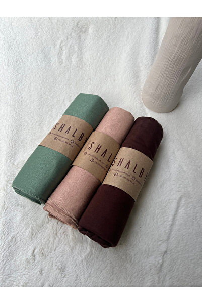 shalby Hijab Combed Cotton Shawl (Set of 3) Jersey Fabric