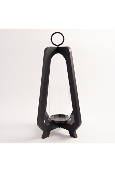 homez فانوس أسود 31 × 31 × 56 سم