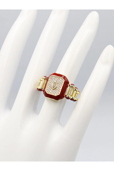 byozanyılmaz Self-Adjustable Mineral Colorful Design Ring