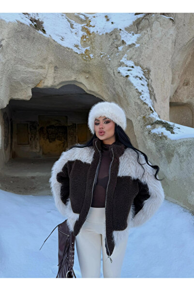 kırmızı butiks Lolita Garni Detay Mont