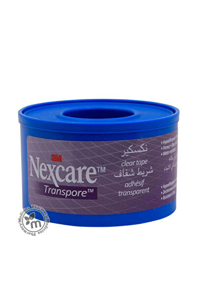 3M Nexcare شريط لاصق شفاف من نوع نيكسكير ترانسبور (25 مم × 5 م)