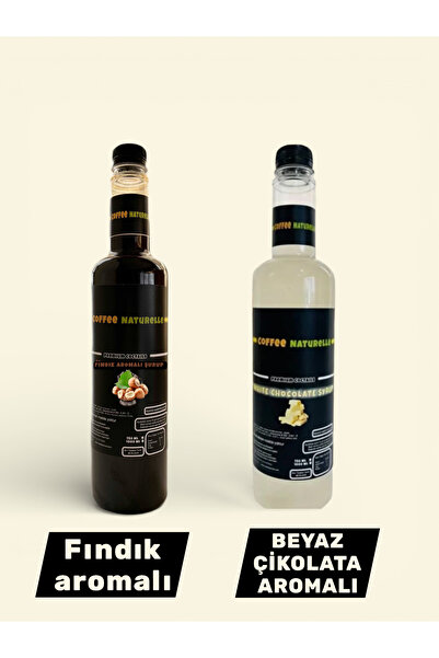 coffee Naturelle Fındık ve Beyaz çikolata aromalı kahve şurubu - 700 ml