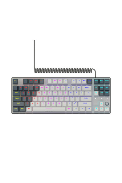Other Tastatură de gaming cu fir LORGAR Azar 514, mecanică, RGB, albă