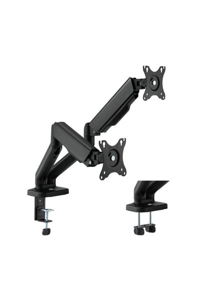 Gamertek Pivot Core Dual Monitor Arm - Black