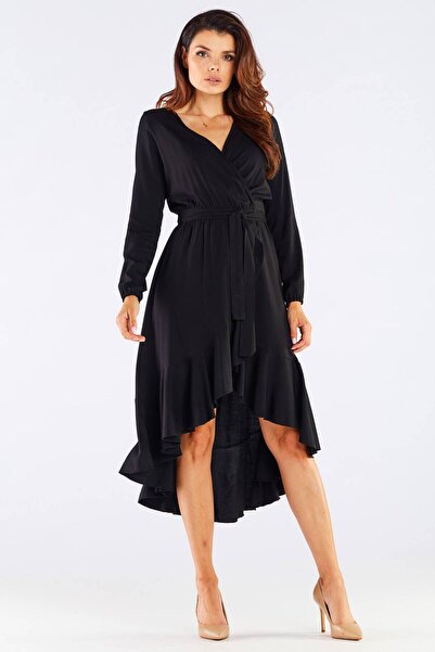Awama Dress A456 - Black - XL