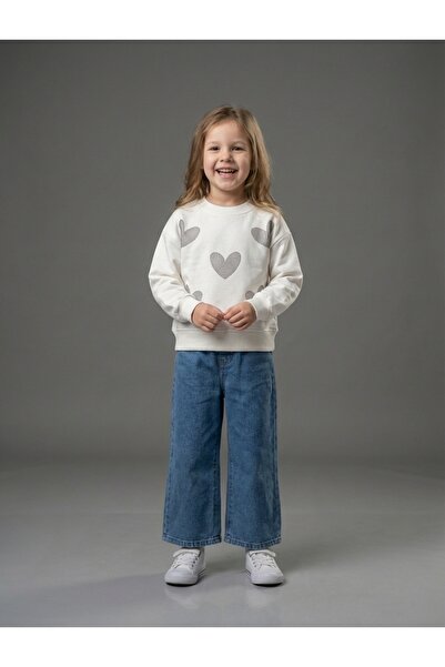 İncilay Kids Set de îmbrăcăminte pentru fete cu model inimioare și pietre, de...