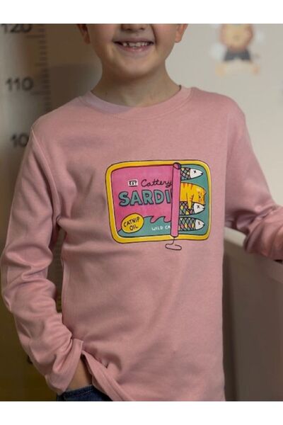 Mir KidsClup تي شيرت بأكمام طويلة من قماش الإنترلوك للجنسين