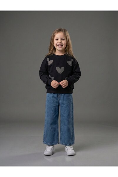 İncilay Kids Σετ κοριτσίστικο με σχέδιο καρδιάς και πέτρες, για κάτω και επάν...