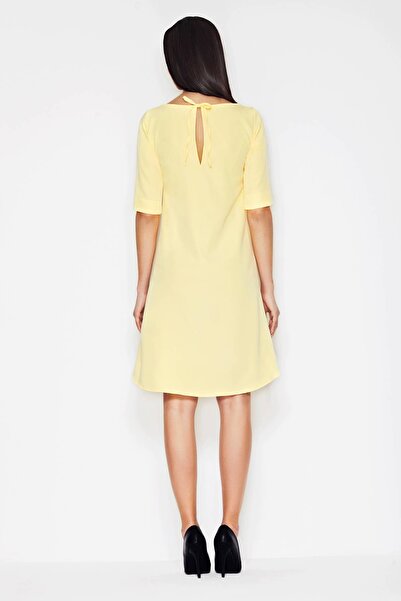 Awama Dress A056 - Yellow - S