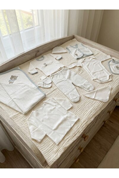 Gaye Bebe %100 pamuklu 10'lu hastane çıkış seti