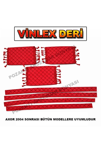 pozantiaksesuardunyasi Axor Uyumlu Deri Güneşlik Ve Tutma Kolları Takımı