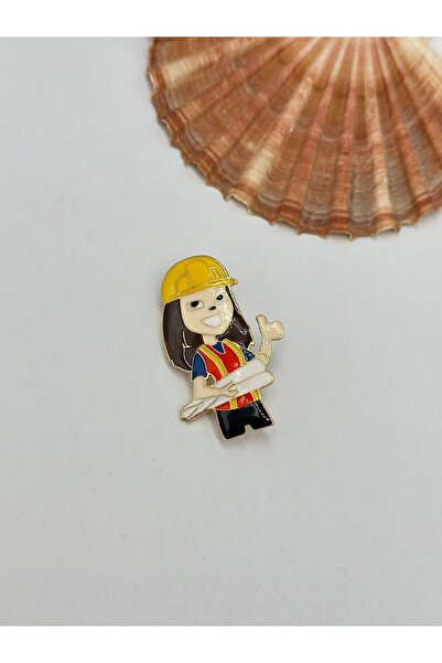 Female Engineer Brooch