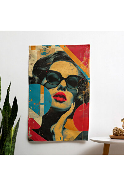 PaintedAnarchy غطاء حائط على طراز بوبارت - ظهر من القطن بنسبة 100%، أمامية من...