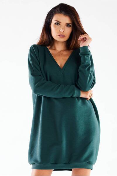 Awama Sukienka M272 - Green - One size