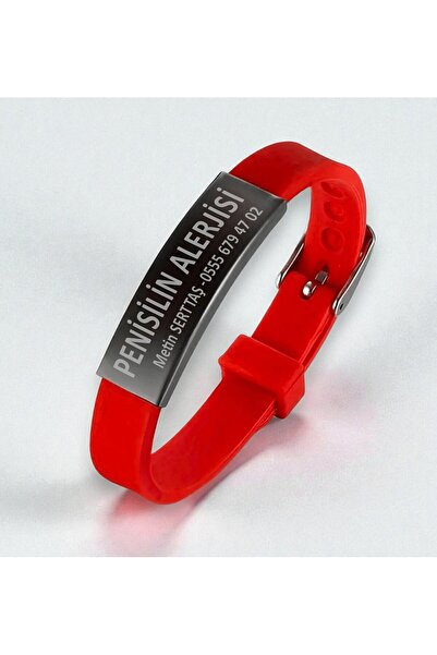fırsatlar diyarı Kişiye Özel Tıbbi Acil Durum Alerji Bilekliği-Tip2-Alzheim*r...