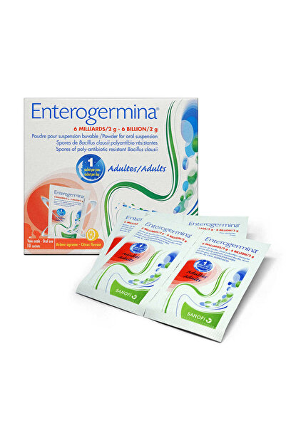 Enterogermina 6 Billion/2g Bacillus Clausii Polyantibiotic-Resistant Oral Sus...