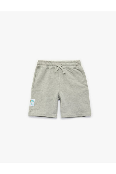 Koton Belted Label Detailed Bermuda Cargo Pocket Shorts