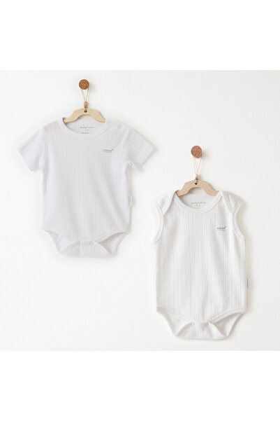 andywawa Baby Body 2 Pcs Jacquard Body Hello Elephant