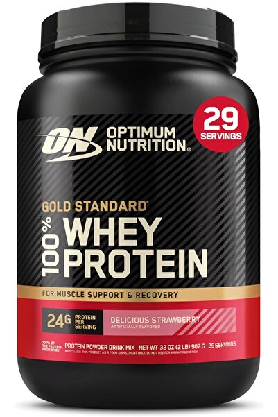 Optimum Nutrition (ON) Gold Standard 100% Whey Protein Powder Primary Source ...