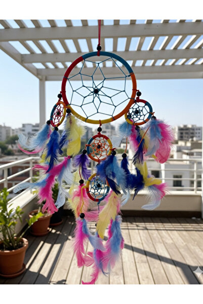 SultanofAura Dreamcatcher-Rüya Kapanı-Rüya Kovucu-Düş Kapanı - Halka çapı 12 cm