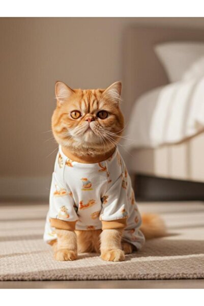 Kemique بيجامة قطنية للقطط من بيجي