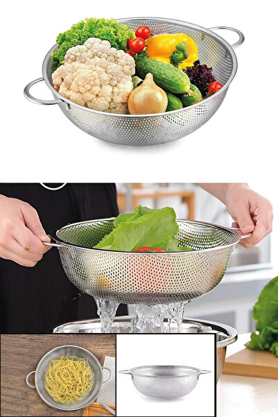 Waldern Home Stainless Steel Pasta Strainer 26cm