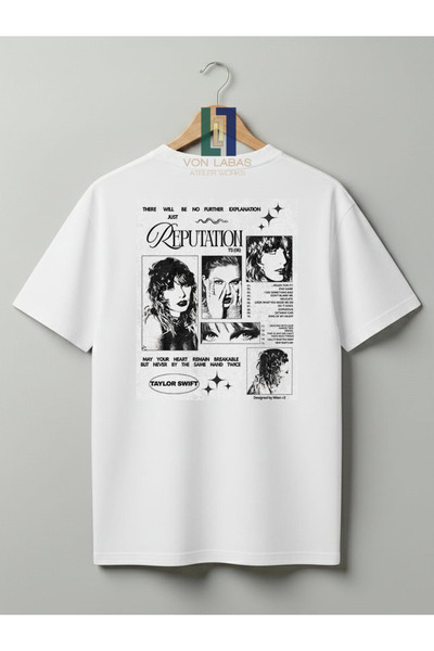 Grafftee Clothing Taylor Swift Reputation Vintage Graphic Design Cotton Unise...