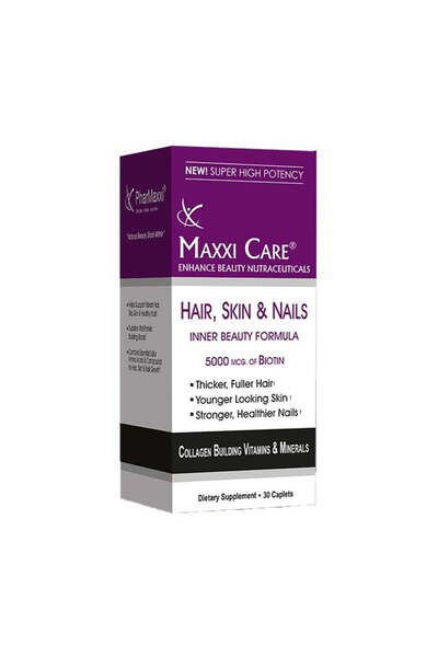 PHARMAXXI Maxxicare 5000mcg Biotin Supplement for Hair, Skin & Nails Health
