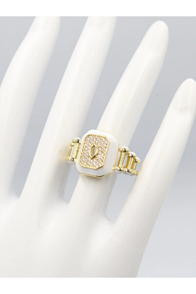 byozanyılmaz Self-Adjustable Mineral Colorful Design Ring