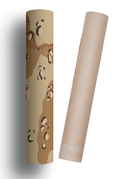 Bigaimaj Refrigerator and Dishwasher Door Self-Adhesive Foil Covering Camouflage Military Pattern İbmb013