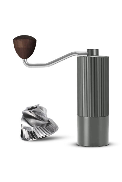 MIBRU مطحنة قهوة يدوية مزودة بشفرات طحن من الفولاذ المقاوم للصدأ خماسية النجو...