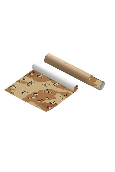 Bigaimaj Refrigerator and Dishwasher Door Self-Adhesive Foil Covering Camouflage Military Pattern İbmb013