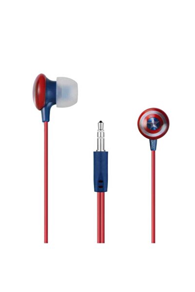 Marvel Avengers Captain America Kulakiçi Kulaklık Çantalı Lisanslı MV-1008-CA