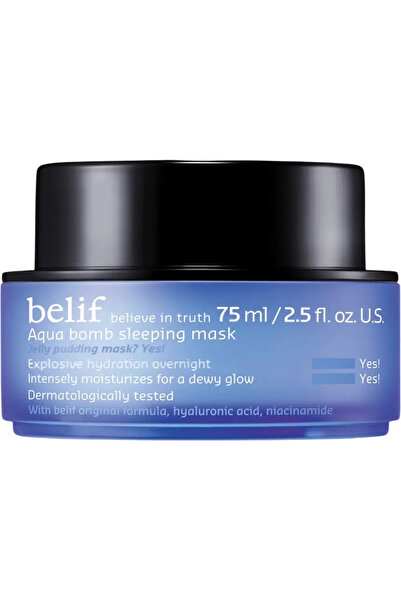 BELIF Aqua Bomb Sleeping Mask Masca de fata gel, ultra-hidratanta 75 ml