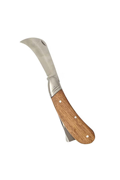 OEM Grafting Shears with 2 Blades, Curved Blade and Straight Blade, Wooden Ha...